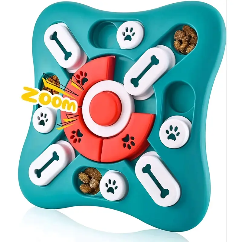 Interactive Natural Rubber Slow-Feeder Dog Toy Treat Dispenser