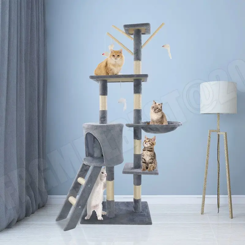 Large Multi-Level Cat Tree Tower Indoor Activity Centre