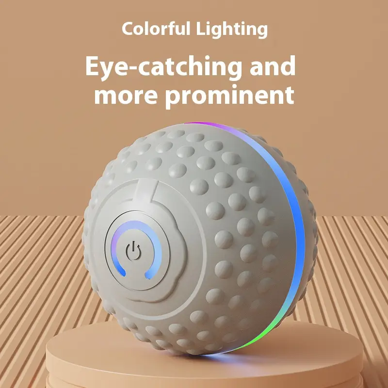 Smart Electric Luminous Dog Ball with Multi-Colour LED Lights